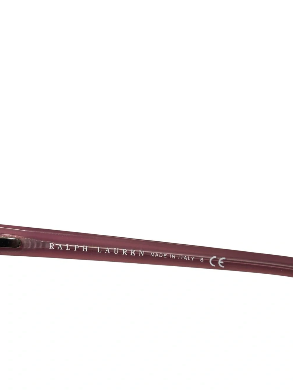 Vintage Y2K‎ Ralph Lauren Italy RL 6012 5014 48-16-135 Pink Eye Glasses Frames